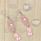 Beaded Strawberry Moon Earrings