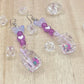 Beaded Grape Juice earrings