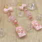 Strawberry Milk Earrings with Bows