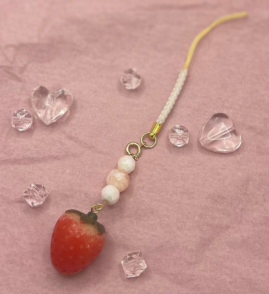 Strawberry Phone Charm