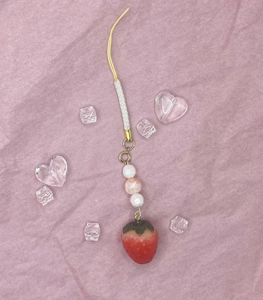 Strawberry Phone Charm