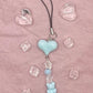 Blue Gummy Bear Phone Charm