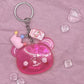 Pink Bear Keychain