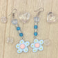 Blue Flower Earrings