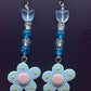 Blue Flower Earrings