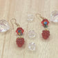 Red Raspberry Earrings