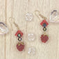 Red Raspberry Earrings