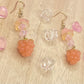 Pink Raspberry Earrings