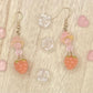 Pink Raspberry Earrings