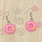 Pink Donut Earrings