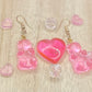 Pink Gummy Bear Earrings