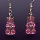 Pink Gummy Bear Earrings