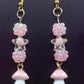 Light Pink Mushroom Earrings