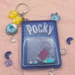 Blue Pocky Shaker Keychain