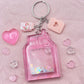 Pink Milk Shaker Keychain